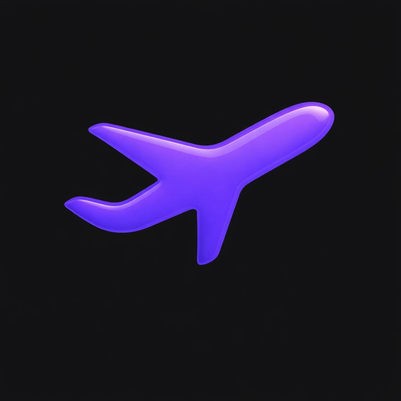 Layover+ purple airplane logo